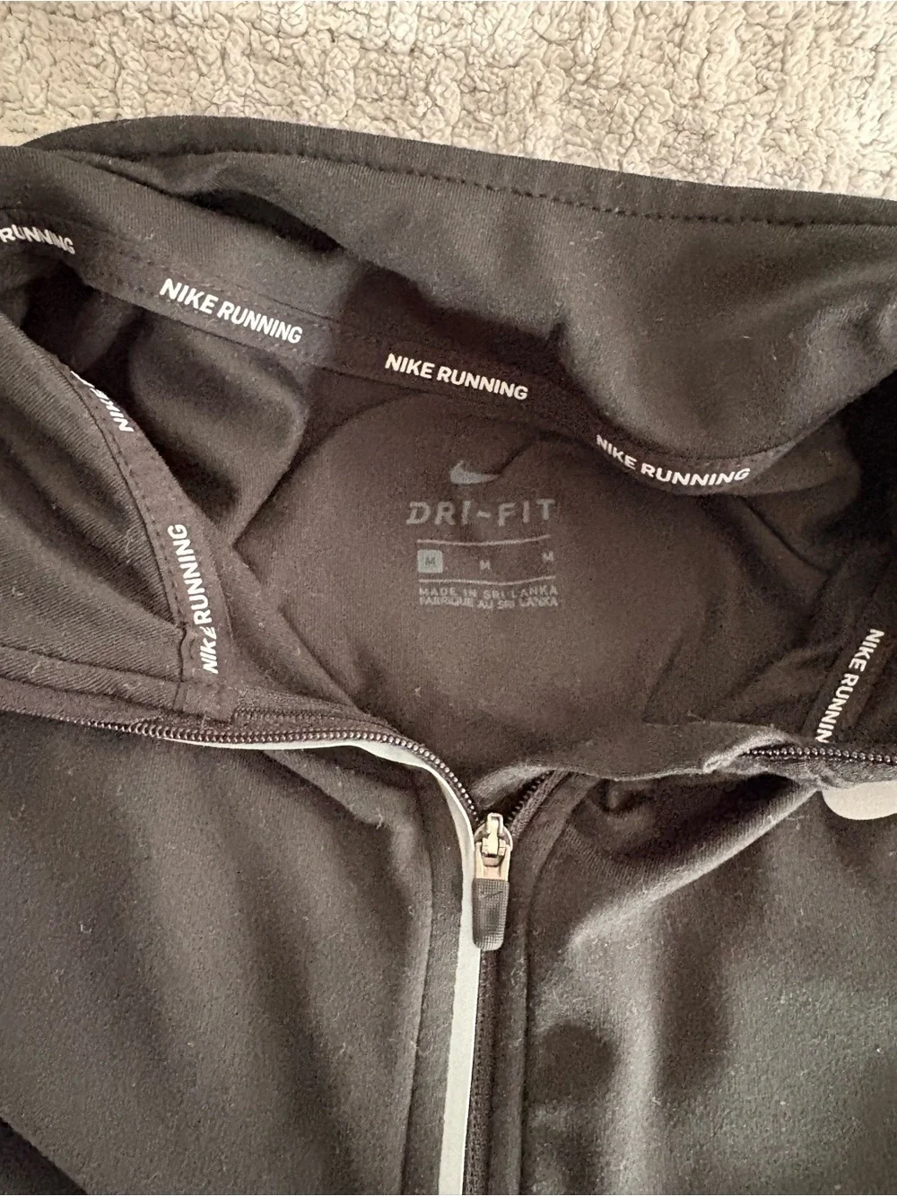 Nike Women's Black Quarter-Zip Performance Pullover
